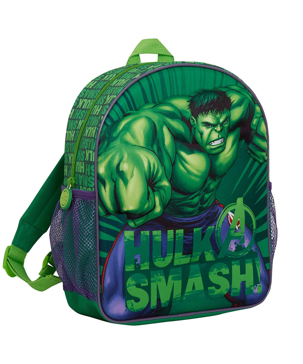 Boys 3D Incredible Hulk Backpack -