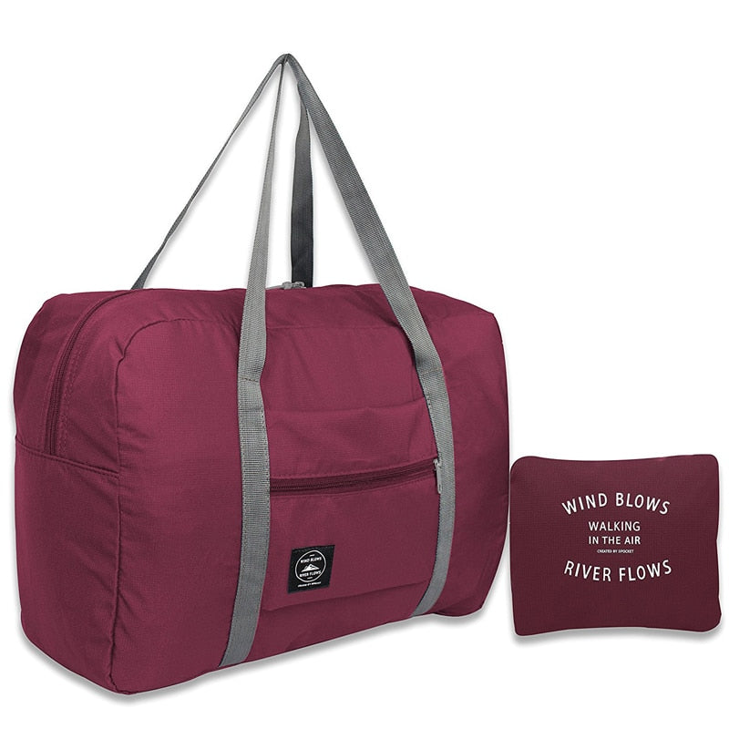 Nylon Foldable Travel Bags Unisex